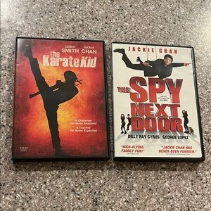2 Jackie Chan movies: The Karate Kid and The Spy Next Door DVD Set